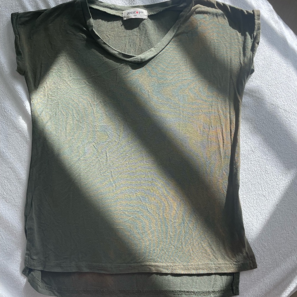 Angie Girls Green Blouse
